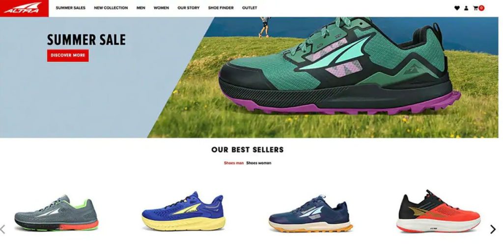 Altras riktiga hemsida