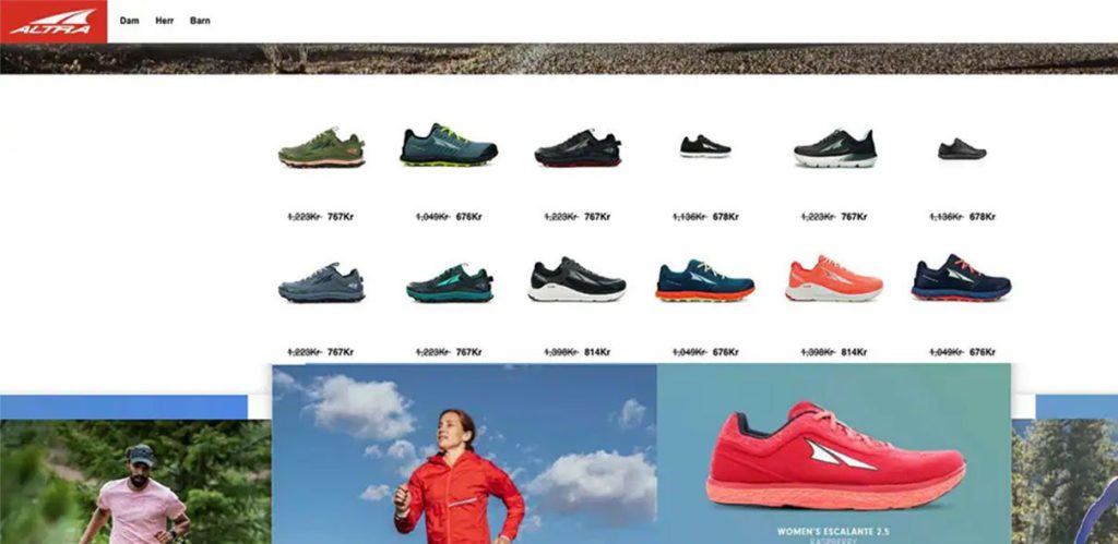 Exempel på bluffsida